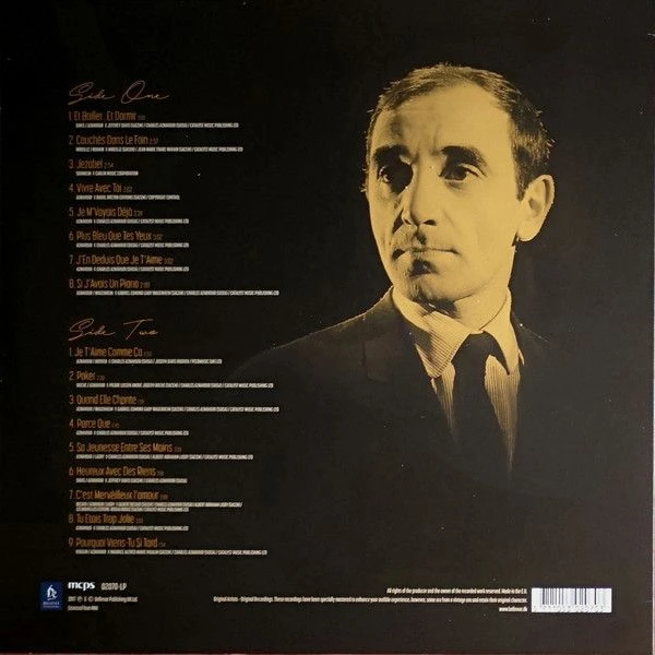 Виниловая пластинка CHARLES AZNAVOUR CHANSONS PRÉFÉRÉES