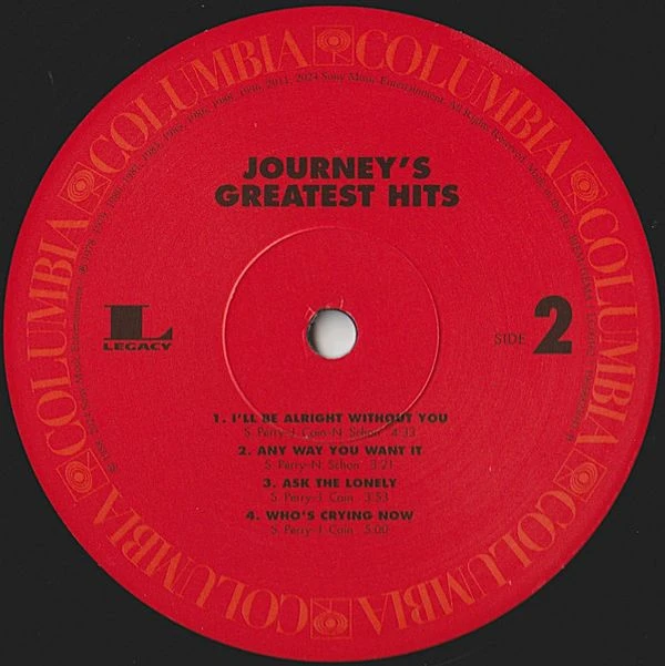Виниловая пластинка JOURNEY GREATEST HITS REMASTERED