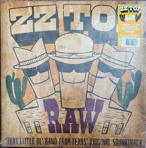 Виниловая пластинка ZZ TOP RAW ('THAT LITTLE OL' BAND FROM TEXAS' ORIGINAL SOUNDTRACK)