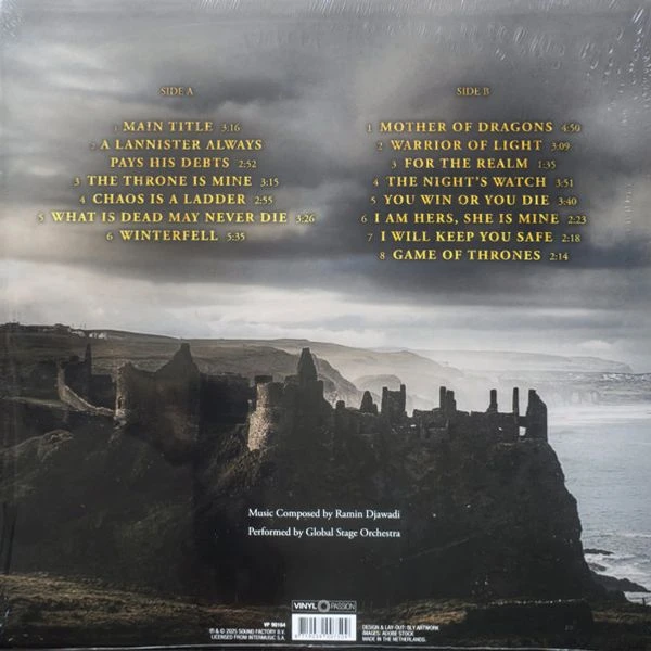 Виниловая пластинка GLOBAL STAGE ORCHESTRA PLAYS MUSIC FROM GAME OF THRONES