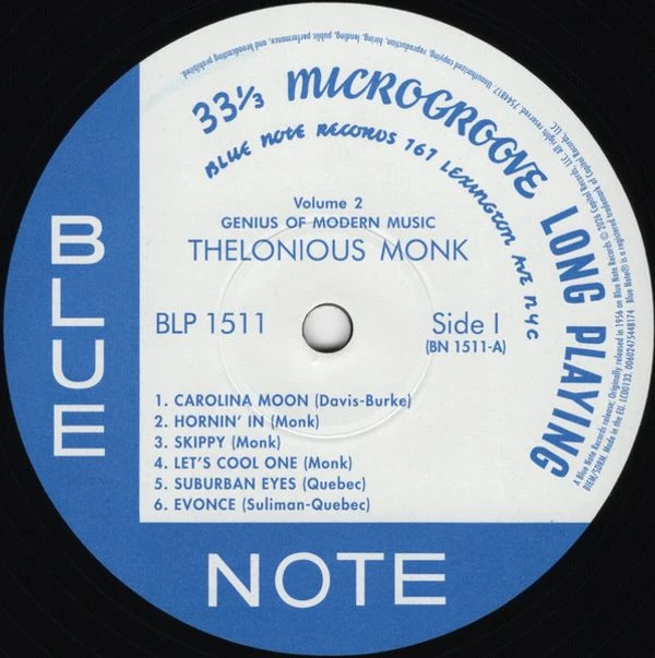 Виниловая пластинка THELONIOUS MONK BRILLIANT CORNERS CLEAR VINYL