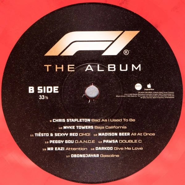 Виниловая пластинка VARIOUS OST F1 THE ALBUM