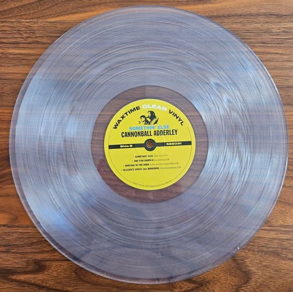 Виниловая пластинка CANNONBALL ADDERLEY SOMETHIN ELSE CLEAR VINYL