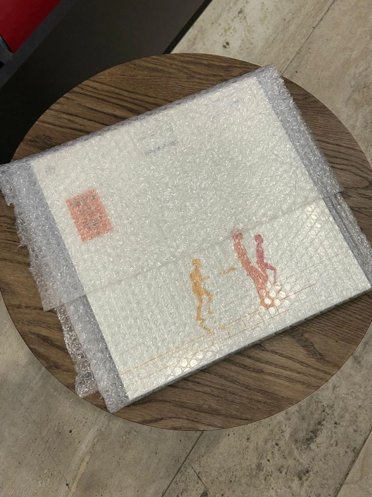 Шаг 3: оборачиваем в пузырчатую плёнку