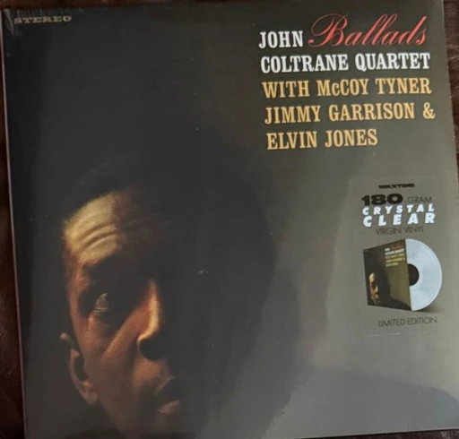 Виниловая пластинка JOHN COLTRANE QUARTET BALLADS CLEAR VINYL EDITION