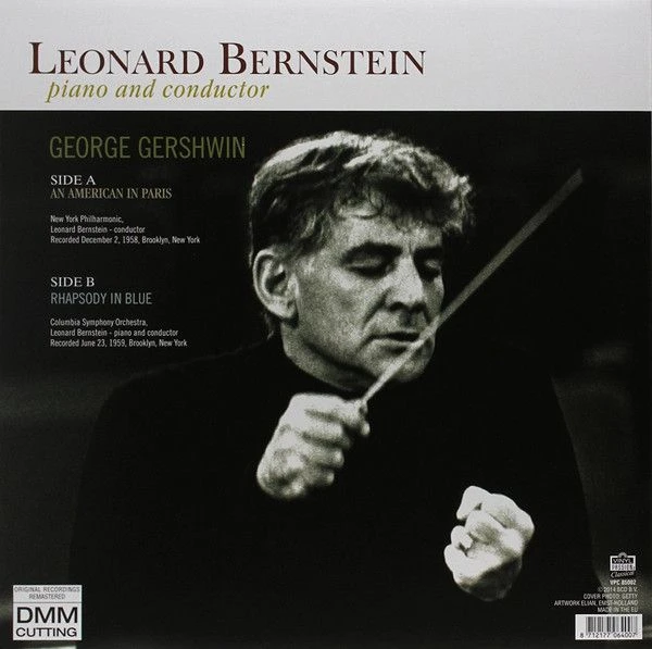 Виниловая пластинка LEONARD BERNSTEIN AN AMERICAN IN PARIS / RHAPSODY IN BLUE
