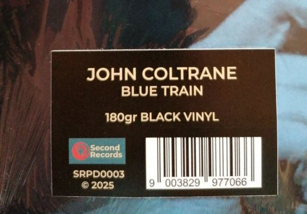 Виниловая пластинка JOHN COLTRANE BLUE TRAIN