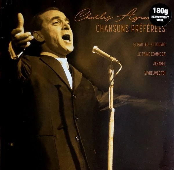 Виниловая пластинка CHARLES AZNAVOUR CHANSONS PRÉFÉRÉES