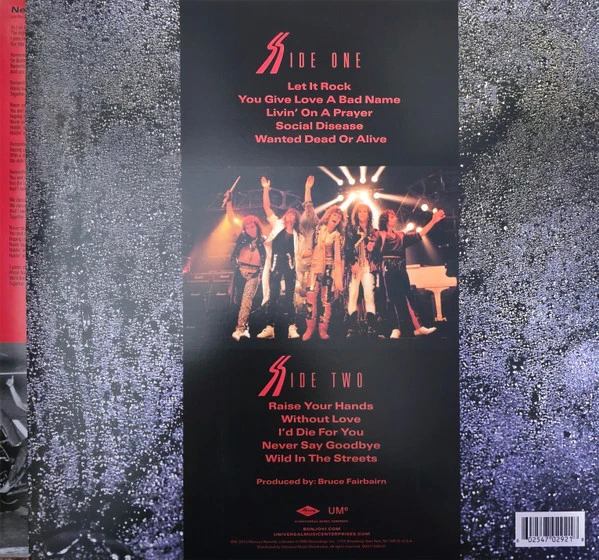 Виниловая пластинка BON JOVI SLIPPERY WHEN WET