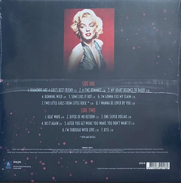 Виниловая пластинка MARILYN MONROE DIAMONDS ARE A GIRL'S BEST FRIEND