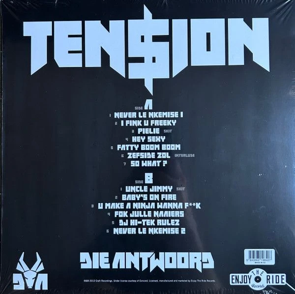 Виниловая пластинка DIE ANTWOORD TEN$ION