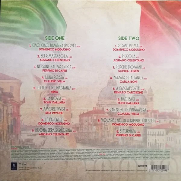 Виниловая пластинка V.A. CIAO ITALIA