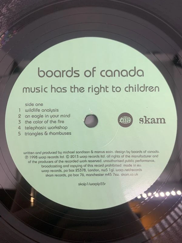 Виниловая пластинка BOARDS OF CANADA MUSIC HAS THE RIGHT TO CHILDREN