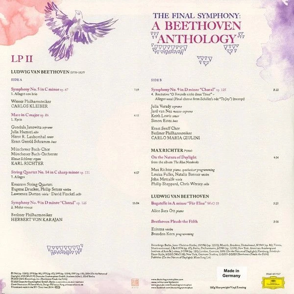 Виниловая пластинка BEETHOVEN THE FINAL SYMPHONY: A BEETHOVEN ANTHOLOGY