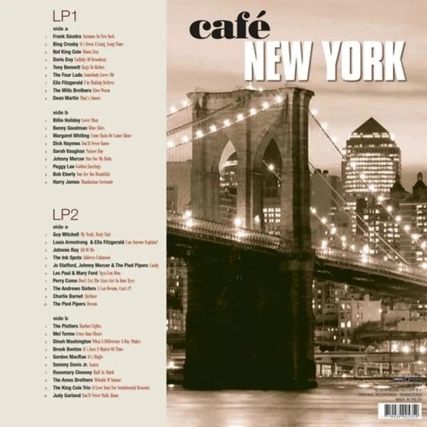 Виниловая пластинка V.A. CAFE NEW YORK-38 MANHATTAN MEMORIES