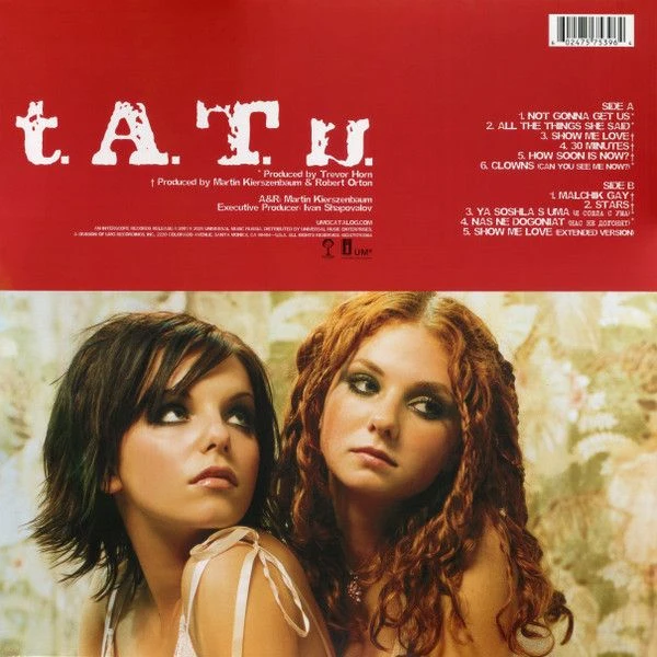 Виниловая пластинка T.A.T.U. 200 KMH IN THE WRONG LANE 