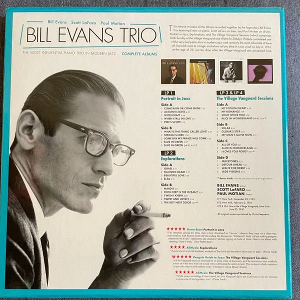 Виниловая пластинка BILL EVANS TRIO / SCOTT LAFARO & PAUL MOTIAN THE MOST INFLUENTIAL