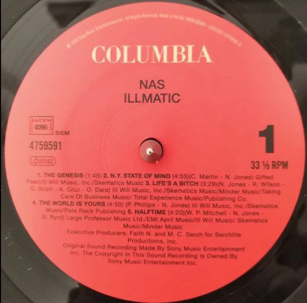 Виниловая пластинка NAS ILLMATIC