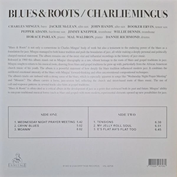 Виниловая пластинка CHARLES MINGUS BLUES & ROOTS