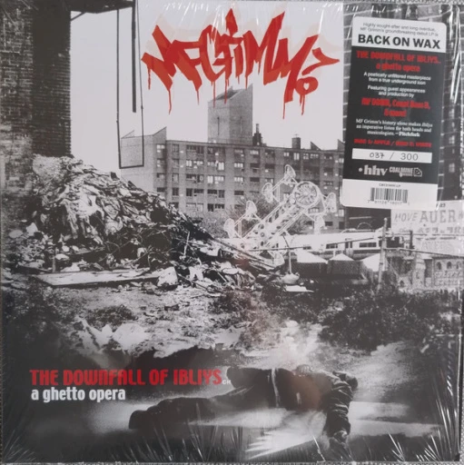 Виниловая пластинка MF GRIMM THE DOWNFALL OF IBLYIS: A GHETTO OPERA