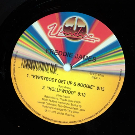 Виниловая пластинка FREDDIE JAMES EVERYBODY GET UP AND BOOG