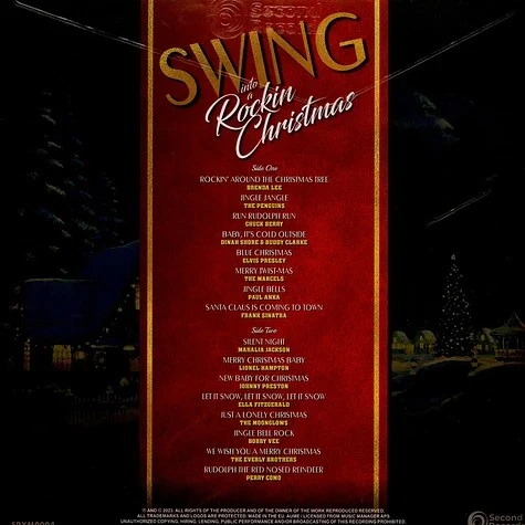 2-v-a-swing-into-a-rockin-christmas-16-festive-classics-gold-vinyl-edition