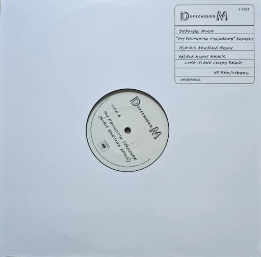 Виниловая пластинка DEPECHE MODE MY FAVOURITE STRANGER (REMIXES)