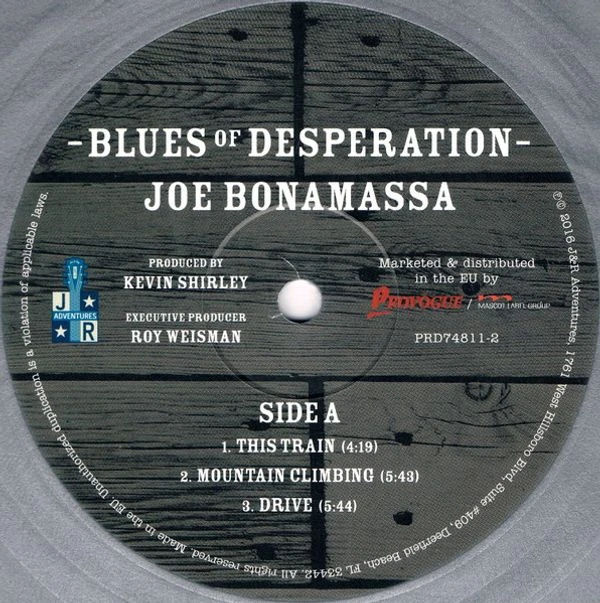 Виниловая пластинка JOE BONAMASSA BLUES OF DESPERATION