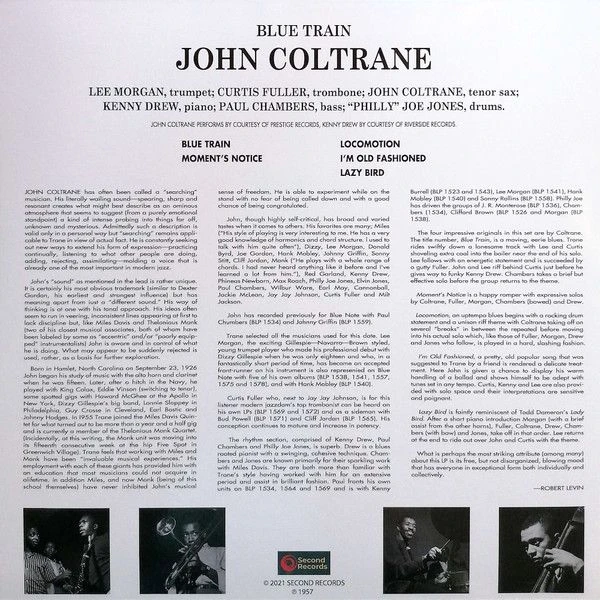 Виниловая пластинка JOHN COLTRANE BLUE TRAIN
