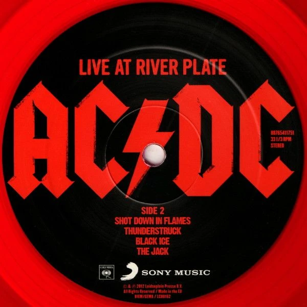 Виниловая пластинка AC/DC LIVE AT RIVER PLATE