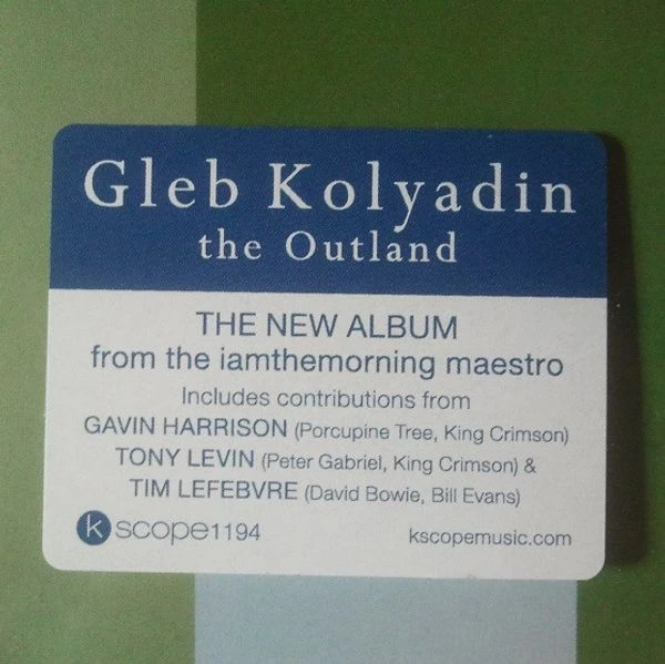 Виниловая пластинка GLEB KOLYADIN THE OUTLAND
