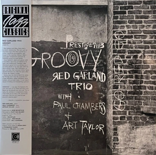 Виниловая пластинка RED GARLAND TRIO GROOVY (ORIGINAL JAZZ CLASSICS SERIES)