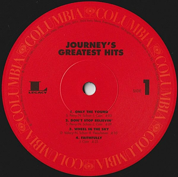 Виниловая пластинка JOURNEY GREATEST HITS REMASTERED