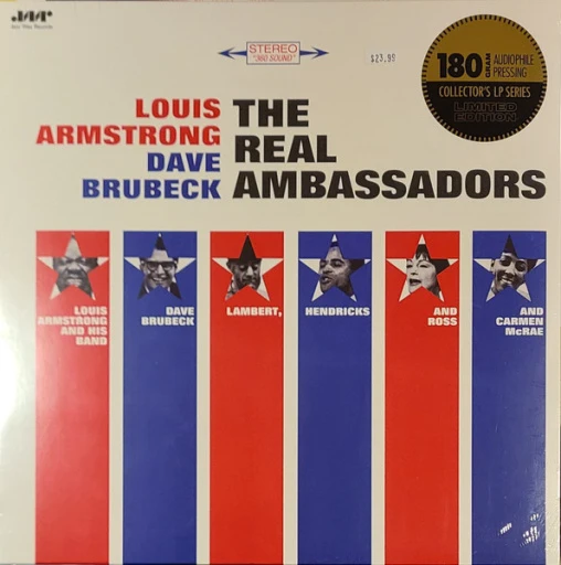 Виниловая пластинка LOUIS ARMSTRONG & DAVE BRUBECK THE REAL AMBASSADORS