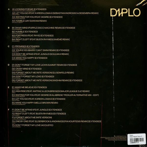 Виниловая пластинка DIPLO DIPLO