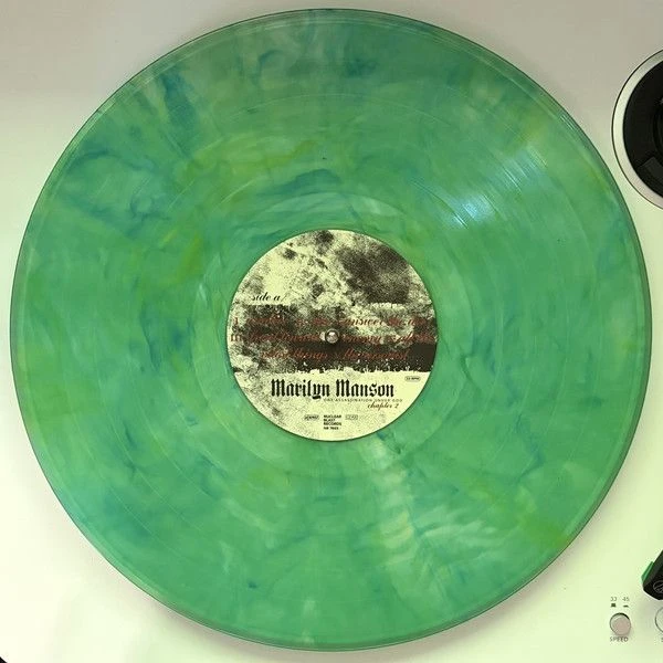 Виниловая пластинка MARILYN MANSON ONE ASSASSINATION UNDER GOD CHAPTER 2 GREEN/BLUE MARBLED VINYL EDITION