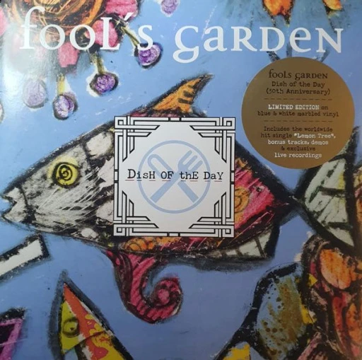 Виниловая пластинка FOOLS GARDEN DISH OF THE DAY 30TH ANNIVERSARY EDITION BLUE AND WHITE MARBLE