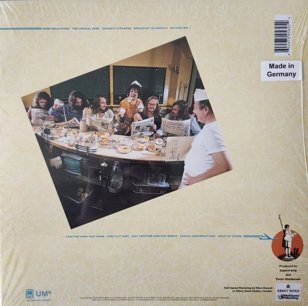 Виниловая пластинка SUPERTRAMP BREAKFAST IN AMERICA