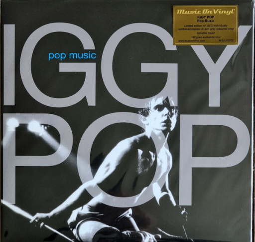 IGGY POP — POP MUSIC, Grey Marbled