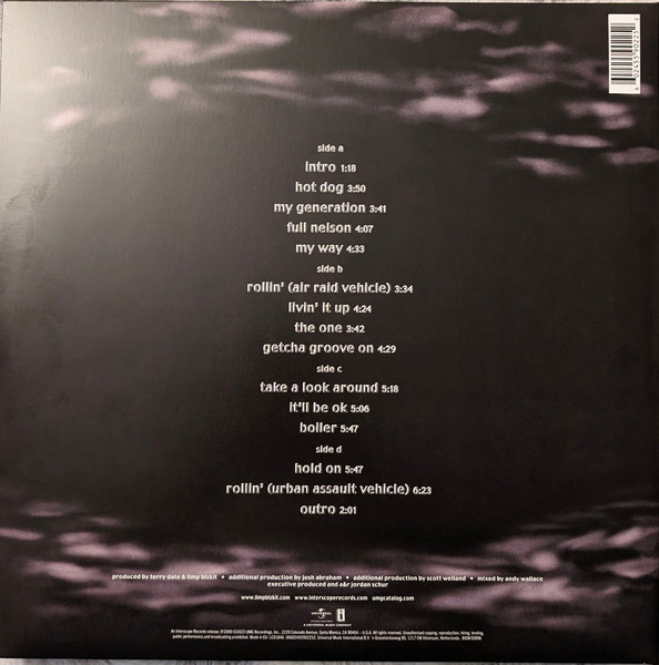Виниловая пластинка LIMP BIZKIT CHOCOLATE STARFISH AND THE HOT DOG FLAVORED WATER