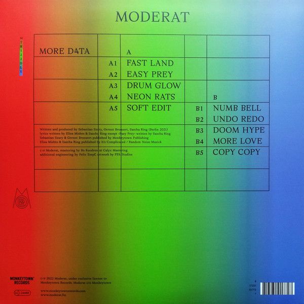 Виниловая пластинка MODERAT MORE D4TA