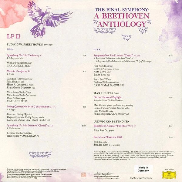 Виниловая пластинка BEETHOVEN THE FINAL SYMPHONY: A BEETHOVEN ANTHOLOGY