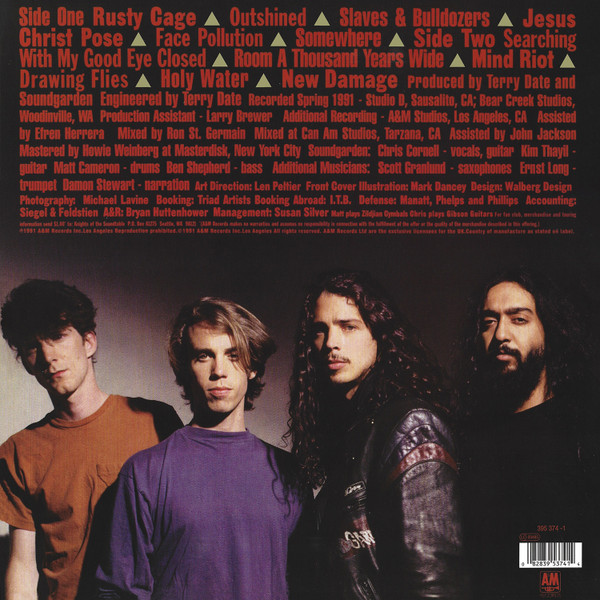 Виниловая пластинка SOUNDGARDEN Badmotorfinger