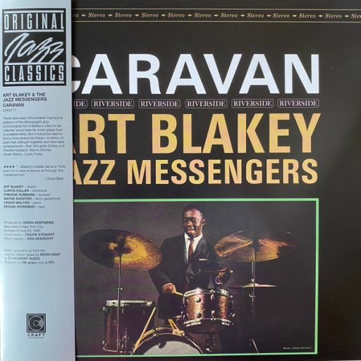 Виниловая пластинка ART BLAKEY & THE JAZZ MESSENGERS CARAVAN