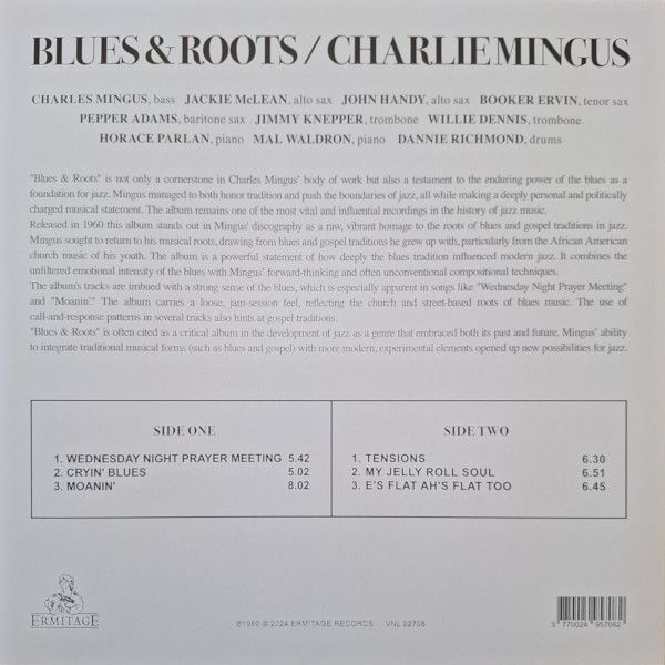 Виниловая пластинка CHARLES MINGUS BLUES & ROOTS
