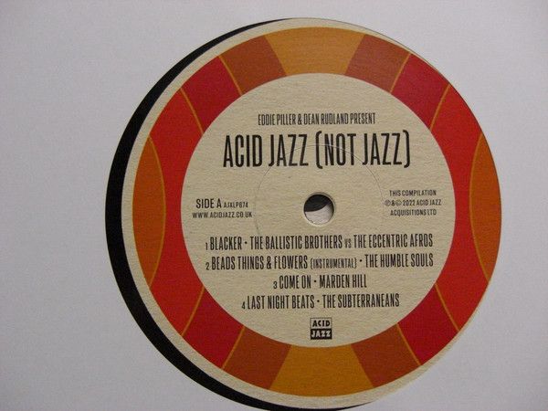 Виниловая пластинка EDDIE PILLER & DEAN RUDLAND ACID JAZZ NOT JAZZ