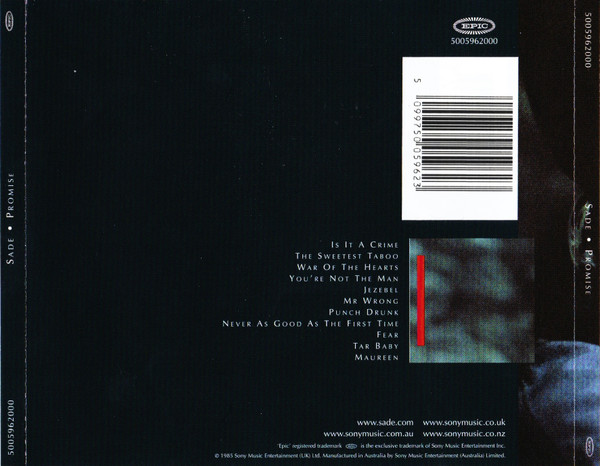CD SADE — PROMISE