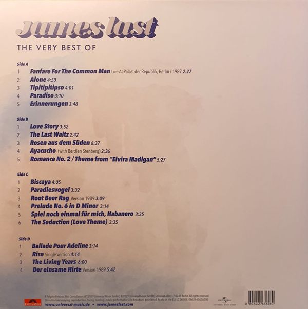 Виниловая пластинка JAMES LAST The Very Best Of 
