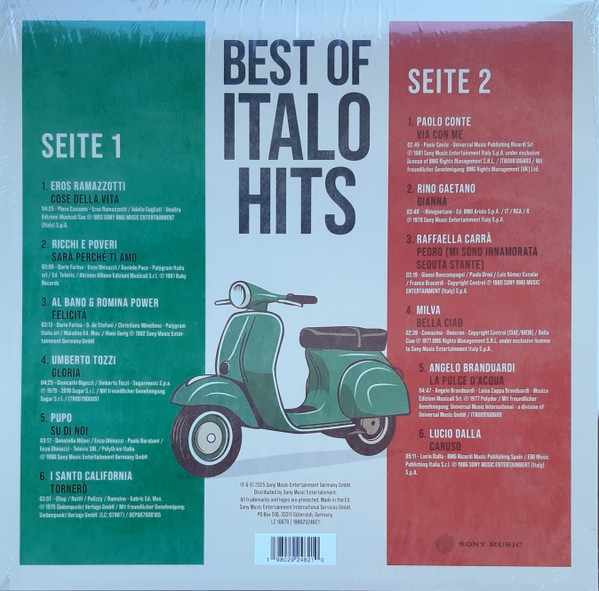 Виниловая пластинка VARIOUS BEST OF ITALO HITS