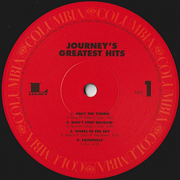 Виниловая пластинка JOURNEY GREATEST HITS REMASTERED